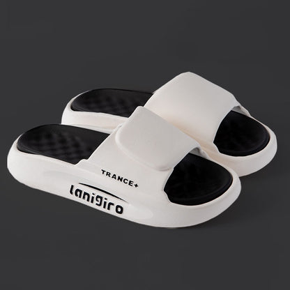 Black and White Trance Slipper slides